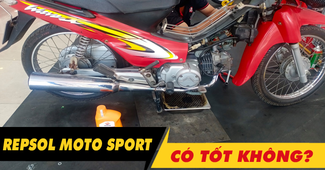Nhớt Repsol Moto Sport 10W40 có tốt không? Thay cho xe nào phù hợp?