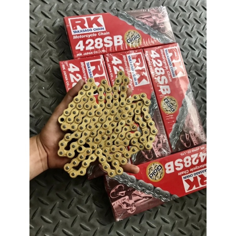 Sên RK vàng 428SB - 124L chính hãng