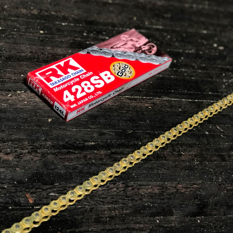 Sên RK vàng 428SB - 124L chính hãng