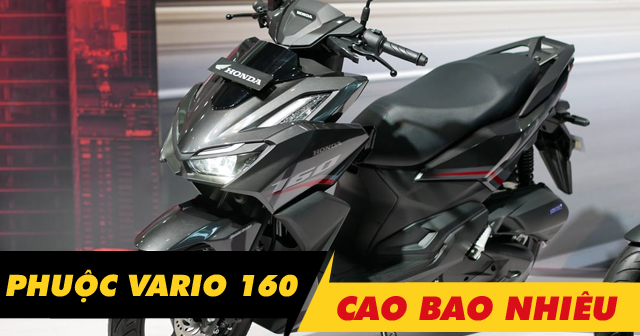 Thông số phuộc sau Vario 160 cao bao nhiêu? Thay loại nào tốt?