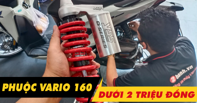 Top 3 phuộc sau Vario 160 dưới 2 triệu đang kinh doanh tại Shop2banh