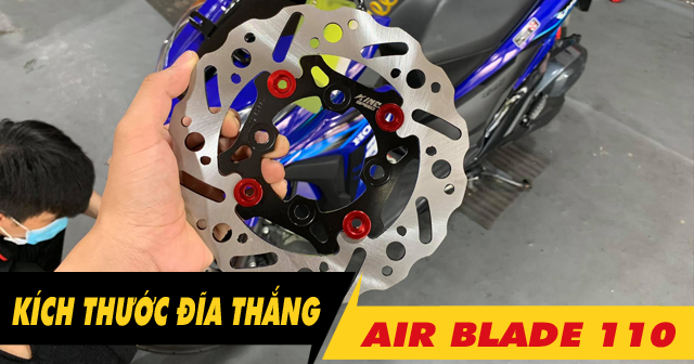 Kích thước đĩa thắng trước Air Blade 110 đời cũ bao nhiêu? Thay loại nào phù hợp?