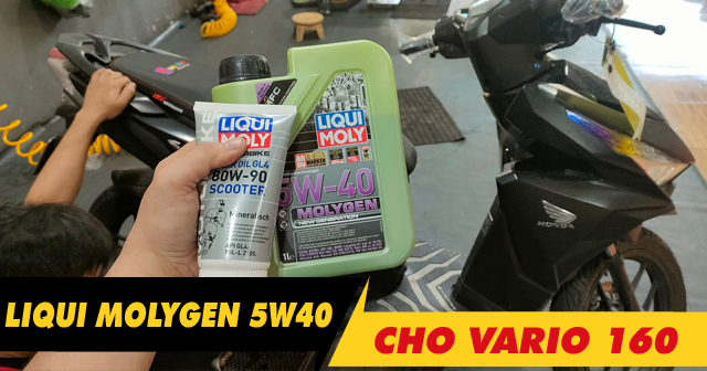 Vario 160 thay nhớt Liqui Molygen 5W40 chạy đường hỗn hợp có tốt không?