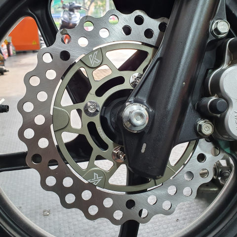 Đĩa KingSpeed 220mm mẫu mới 4 lỗ cho Wave, AB...