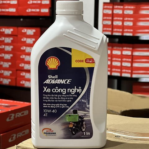 Nhớt Shell Advance Xe công nghệ Motorcycle 10W40 1L