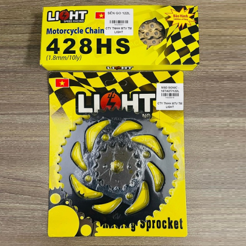 Bộ Nhông sên dĩa Light cho Honda Sonic