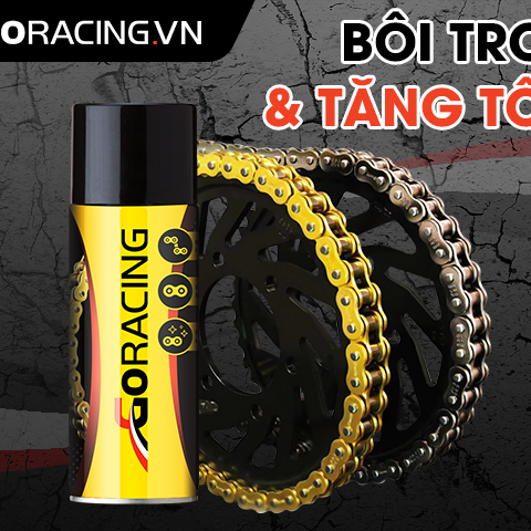 Chai xịt bôi trơn sên GoRacing