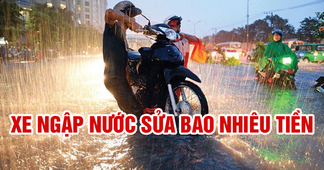 Chi phí sửa xe máy ngập nước bao nhiêu tiền?