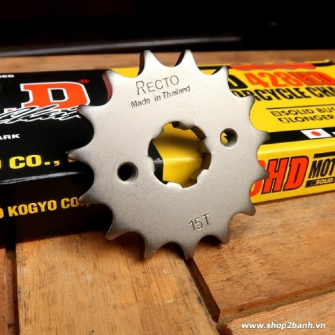 Nhông Recto 15T cho Exciter chính hãng