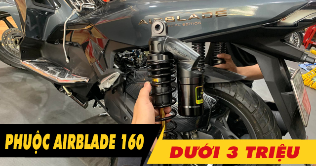 Top 5 phuộc sau AirBlade 160 dưới 3 triệu mới nhất tại Shop2banh