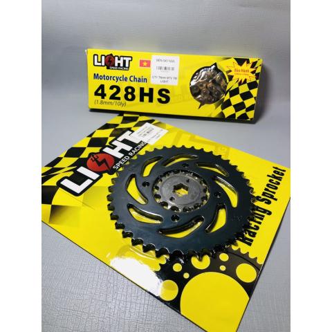 Bộ nhông sên dĩa Light cho Yamaha Exciter 135 đời 5 số 2011 - 2015