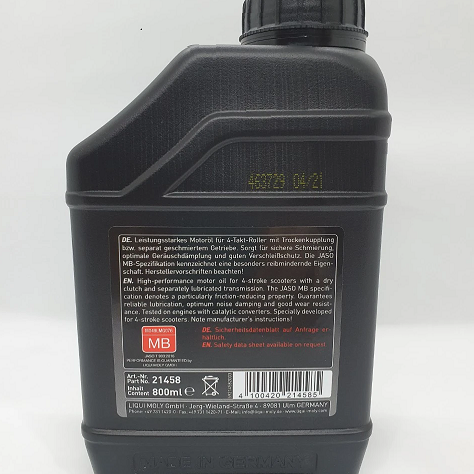 Nhớt Liqui Scooter Formula 10W40 