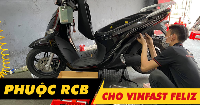 Phuộc RCB cho xe điện Vinfast Feliz S loại nào chạy nhún êm nhất?