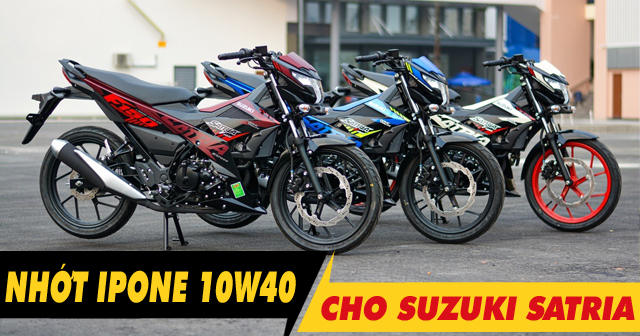 Suzuki Satria thay nhớt Ipone Katana Full Power 10W40 chạy có bền máy không?