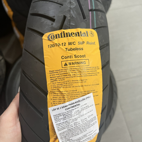 Vỏ xe ContiScoot 120/70-12