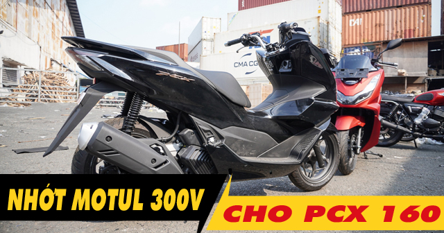 Xe tay ga Honda PCX 160 thay nhớt Motul 300V có được không?