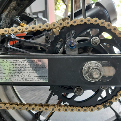 Dĩa Recto 44T cho Exciter 150 chính hãng