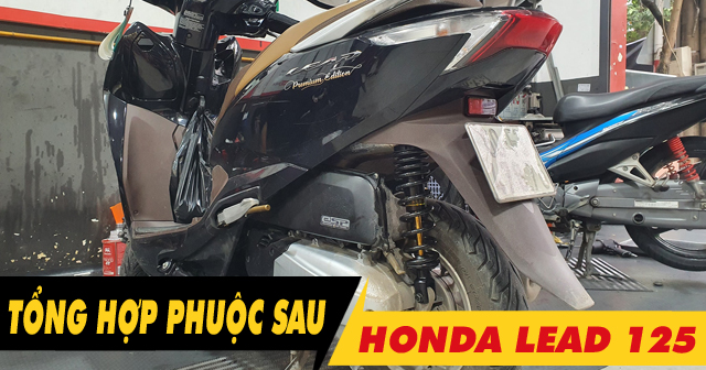 Tổng hợp phuộc sau xe Honda Lead 125 nhún êm đẹp mới nhất 2025