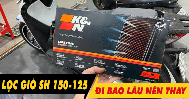 Lọc gió SH 150i-125i bao lâu thì nên thay 1 lần? Giá bao nhiêu?