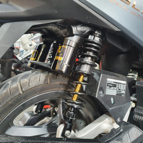 Phuộc RCB VS ty vàng cho AB 2020, AB160 chính hãng