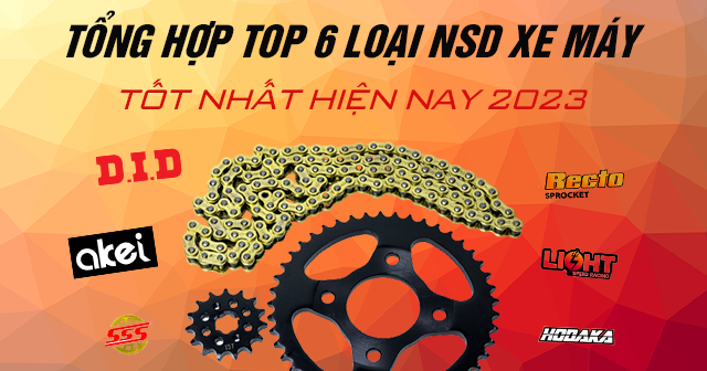 Tổng hợp top 6 loại nhông sên dĩa xe máy tốt nhất hiện nay 2025