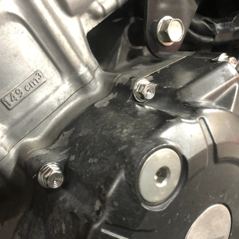 Bộ ốc nồi Salaya inox cho Honda Winner