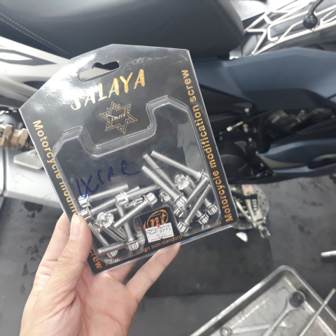 Bộ ốc nồi Salaya inox cho Honda Winner X