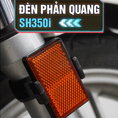 Đèn phản quang Zhi.Pat SH350i (mắt mèo vuông) cho các dòng xe