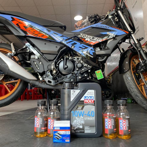 Nhớt chiết lẻ Liqui Moly Motorbike Street 4T 10W40 (100ml)