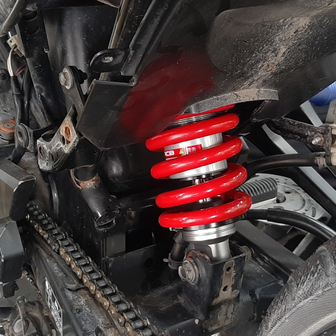 Phuộc RCB E2 cho Exciter 150, Exciter 155 chính hãng cao 208mm