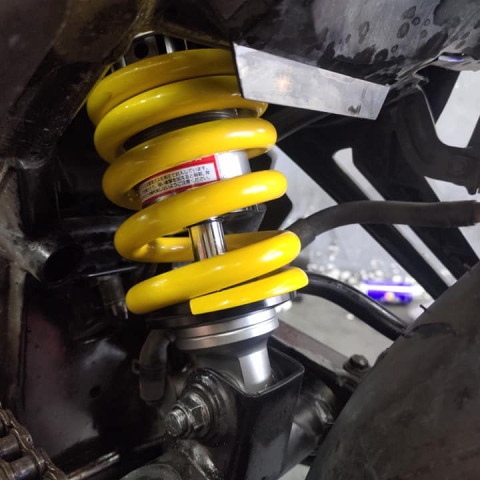 Phuộc RCB E2 cho Exciter 150, Exciter 155 chính hãng cao 208mm