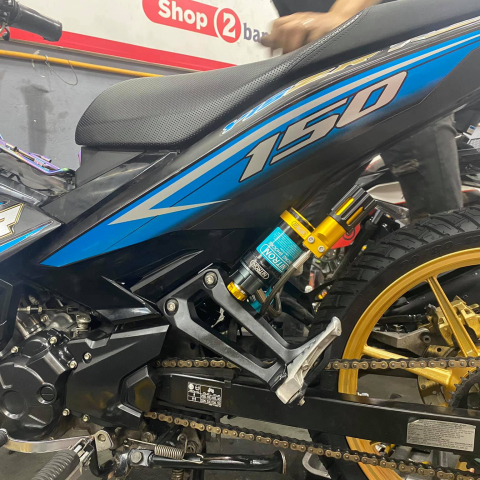 Phuộc Nitron 2 bình dầu cho Exciter 150 (chính hãng Việt Nam)