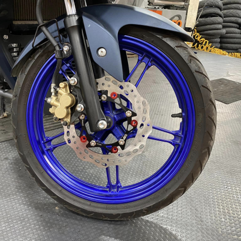 Bộ ốc đĩa Salaya inox 8ly cho Exciter 150 (5con)