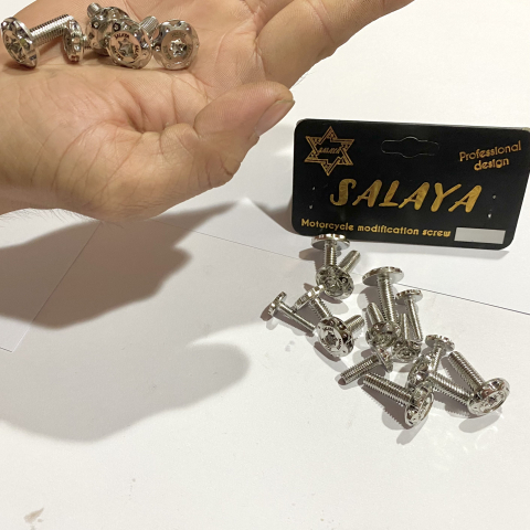Bộ ốc Salaya dàn áo cho xe Honda Wave nhỏ 100-110