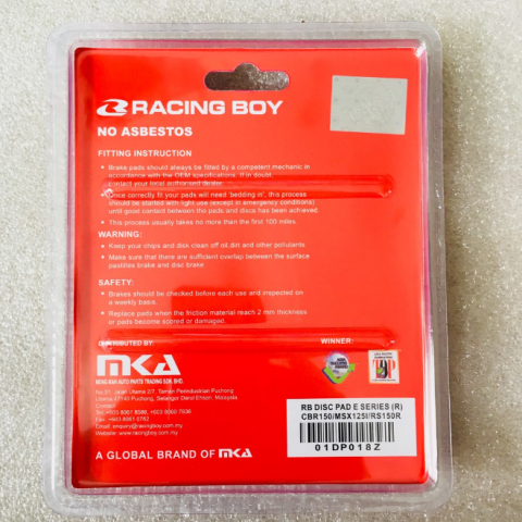 Bố thắng đĩa trước RCB cho Winner, Sonic, Wave 110... chính hãng