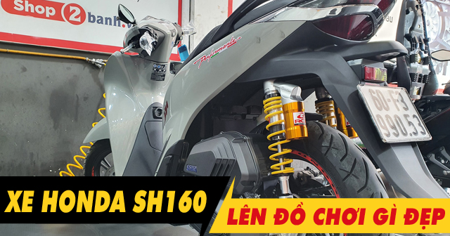 Đồ chơi xe SH160i - Những món nên độ nhất lên xe