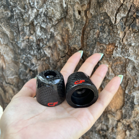 Gù Carbon fiber chống rung, đầm tay lái cho AB 160, Vario 160