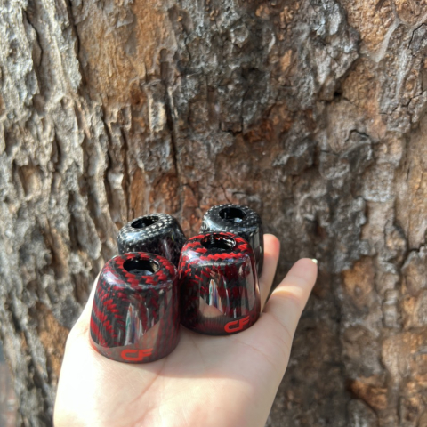 Gù Carbon fiber chống rung, đầm tay lái cho AB 160, Vario 160