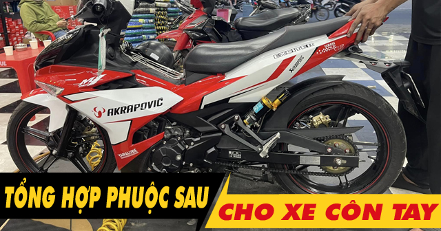 Tổng hợp phuộc sau cho xe côn tay tốt nhất hiện nay 2025