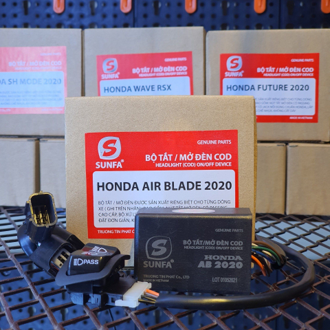 Bộ công tắc đèn Sunfa cho Air Blade 125/150 đời 2020 - 2021