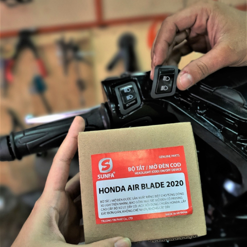 Bộ công tắc đèn Sunfa cho Air Blade 125/150 đời 2020 - 2021