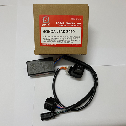 Bộ công tắc đèn Sunfa cho Lead 2020 - 2025 đèn led