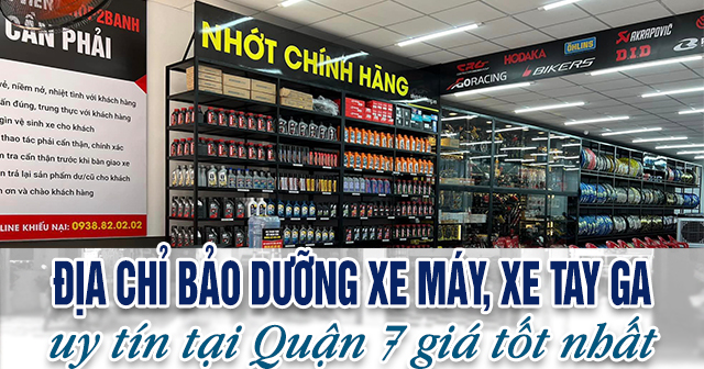 Địa chỉ bảo dưỡng xe máy, xe tay ga uy tín ở Phường Tân Hưng