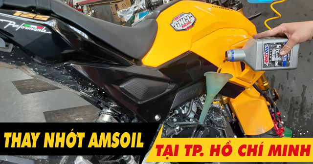 Thay nhớt Amsoil chính hãng ở đâu uy tín tại TPHCM?