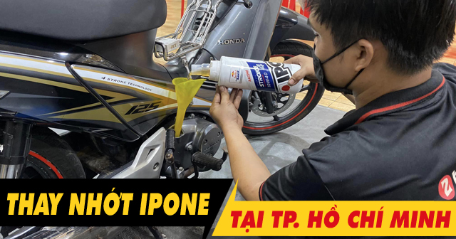 Thay nhớt Ipone chính hãng ở đâu uy tín tại TPHCM?