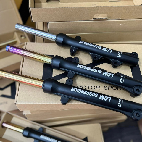 Phuộc trước LCM cho EX150 ty vàng/ titan