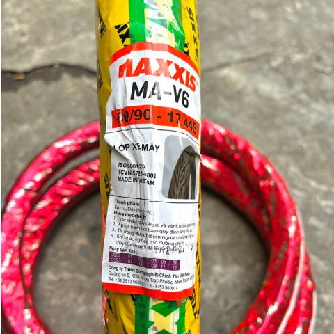 Vỏ có ruột Maxxis 80/90-17 gai xương cá