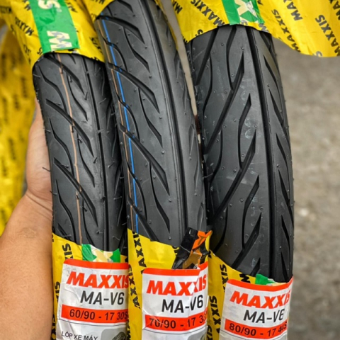 Vỏ có ruột Maxxis 80/90-17 gai xương cá