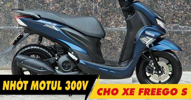 Xe tay ga Freego S thay nhớt Motul 300V có được không? 