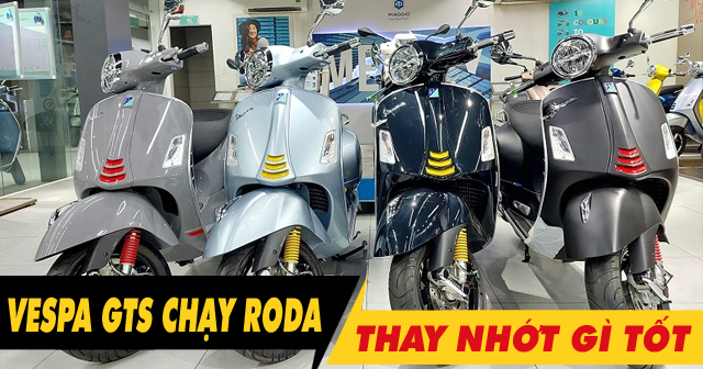 Xe Vespa GTS iGet chạy roda thì thay nhớt máy như thế nào?